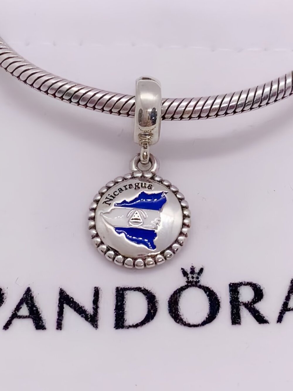 Pandora Nicaragua Map Exclusive Charm Pendant